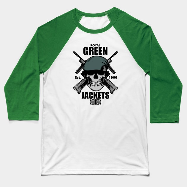 Royal Green Jackets Baseball T-Shirt by Firemission45